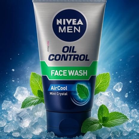 Nivea Men Oil Control Face Wash – AirCool Mint Crystal 50g