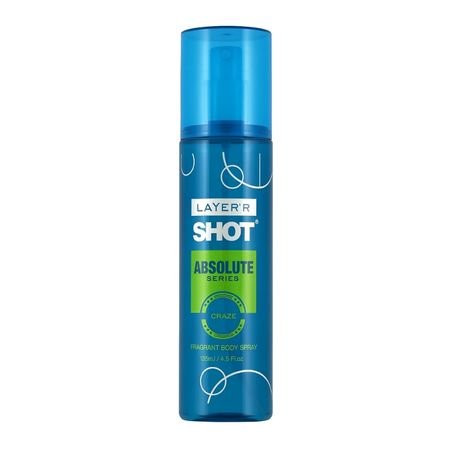Layer’r Shot Absolute Craze Body Spray – 135ml