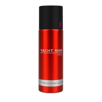 Yacht Man Red Perfumed Deodorant Body Spray 200ml