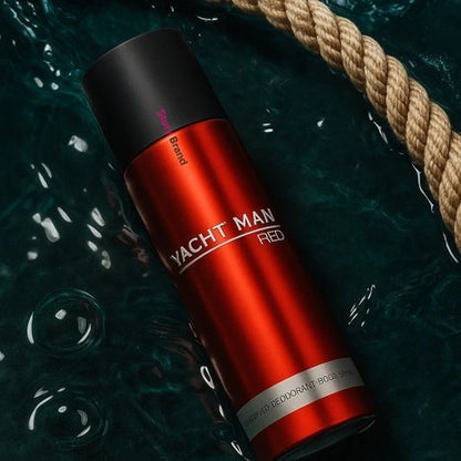 Yacht Man Red Perfumed Deodorant Body Spray 200ml