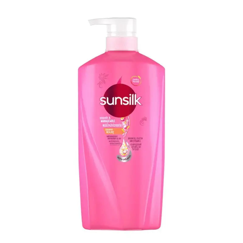 Sunsilk Smooth and Manageable Shampoo Pink   625ml