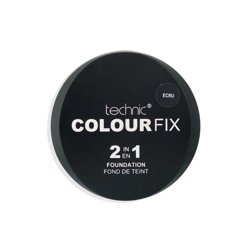 Technic Colour Fix 2 IN 1 Pressed Powder & Cream Foundation Ecru