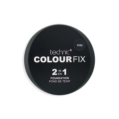 Technic Colour Fix 2 IN 1 Pressed Powder & Cream Foundation Ecru