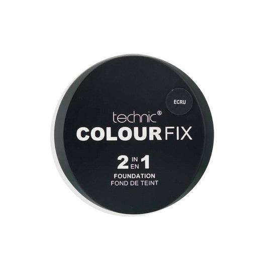 Technic Colour Fix 2 IN 1 Pressed Powder & Cream Foundation Ecru