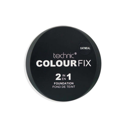 Technic Colour Fix 2 IN 1 Pressed Powder & Cream Foundation Oatmeal