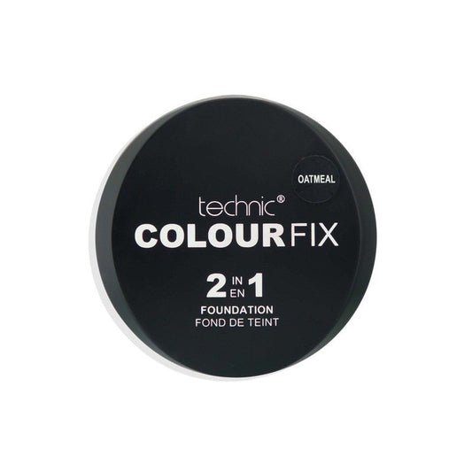 Technic Colour Fix 2 IN 1 Pressed Powder & Cream Foundation Oatmeal