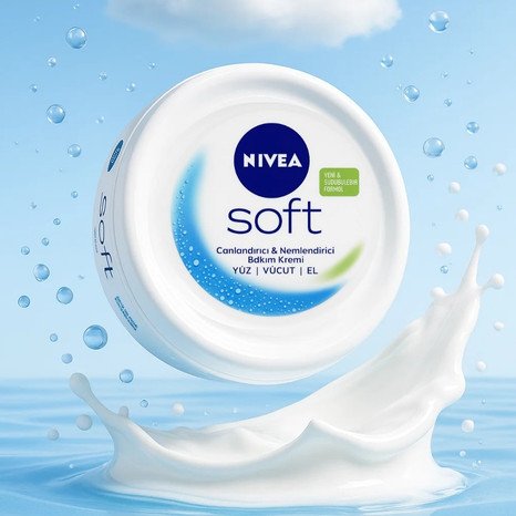 NIVEA Soft Moisturizing Cream 200ml (EU)