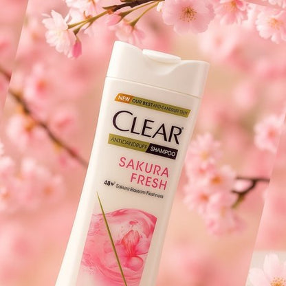 Clear Anti-Dandruff Scalp Care Shampoo Sakura Fresh (300ml)