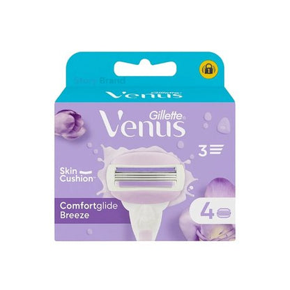 Gillette Venus Comfortglide Breeze Refills Pack – 4 Cartz
