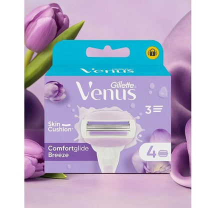 Gillette Venus Comfortglide Breeze Refills Pack – 4 Cartz