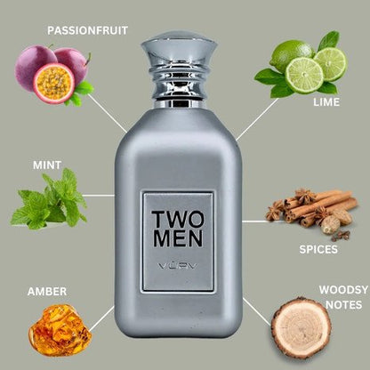Vurv Two Men Eau de Parfum – For Men (100ml)