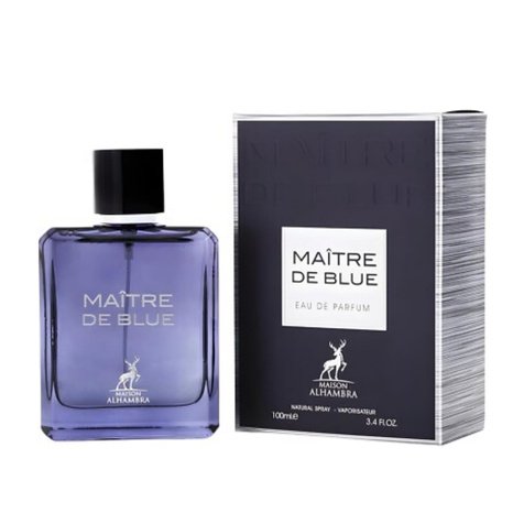 Maître De Blue Eau De Parfum by Maison Alhambra – 100ml