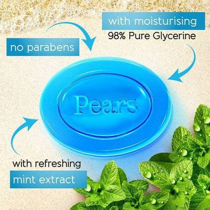 Pears Pure & Gentle Soap with Mint Extract 125g