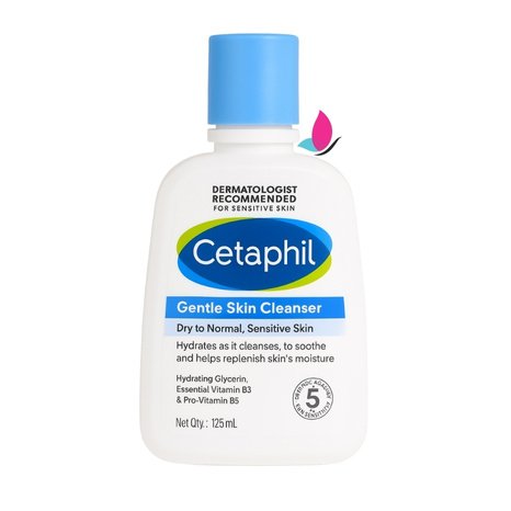Cetaphil Gentle Skin Cleanser Dry to Normal & Sensitive Skin (125ml) (India)