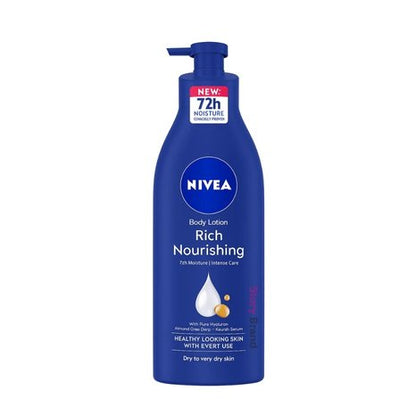 NIVEA Body Lotion Rich Nourishing With Hyaluron & Almond oil 400ml