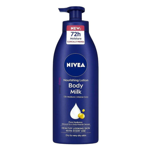 NIVEA Nourishing Body Milk Lotion – 72h Moisture | Intense Care 400 ml