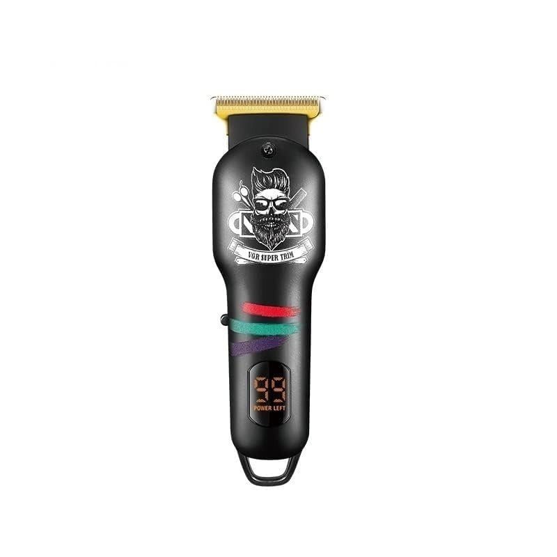 VGR V-971 Professional Rechargeable Digital Display Cordless Beard Hair Trimmer