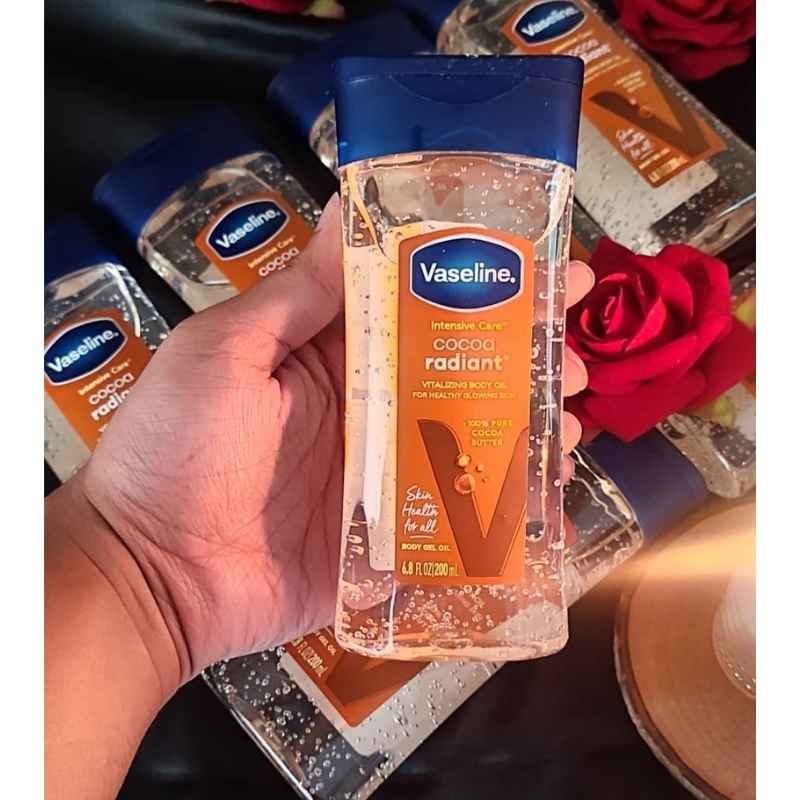 Vaseline  Care Cocoa Radiant Gel Body Oil (200ml)