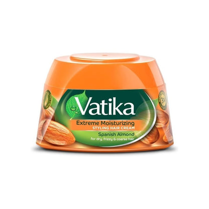 Vatika Naturals Extreme Moisturizing Styling Hair Cream Spanish Almond    140 ml
