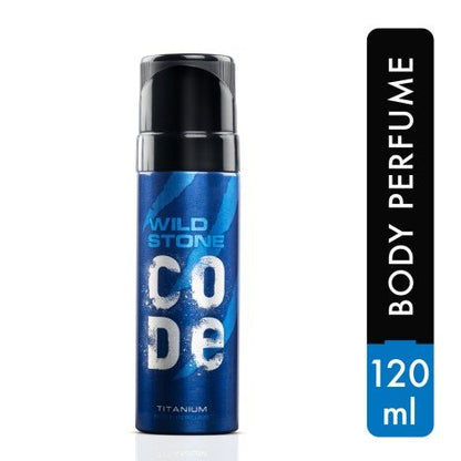 Wild Stone Code Titanium Body Perfume for Men – (120ml)