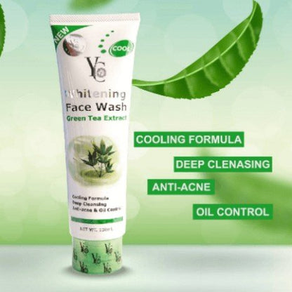 YC-Green Tea Whitening Face Wash (100ml)