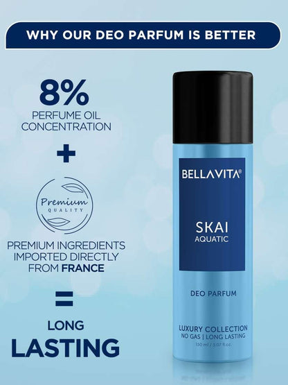 Bellavita SKAI Aquatic Body Spray     120ml