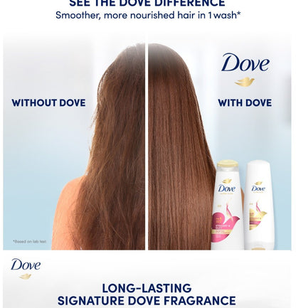 Dove Straight & Silky Shampoo For Frizzy Hair   680ml