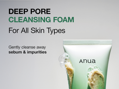 Anua Heartleaf Quercetinol Pore Deep Cleansing Foam (150ml)