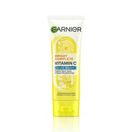 Garnier Bright Complete Vitamin C Duo Wash   100ml