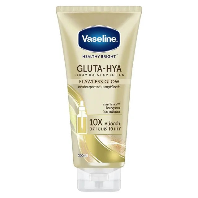 Vaseline Gluta-Hya Serum Burst Uv Lotion Flawless Glow 300ml