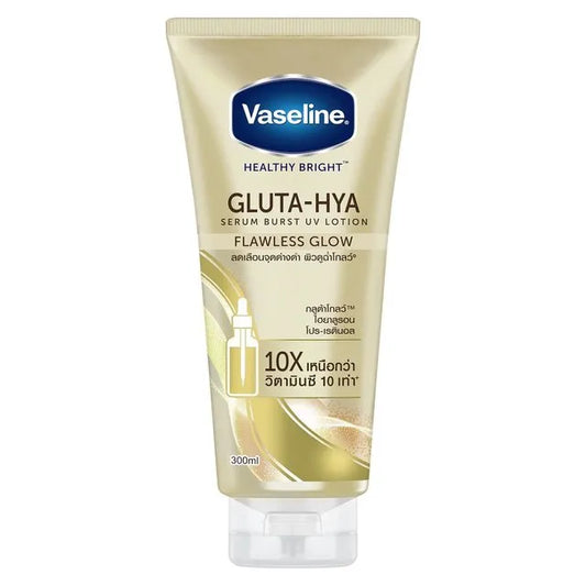 Vaseline Gluta-Hya Serum Burst Uv Lotion Flawless Glow 300ml