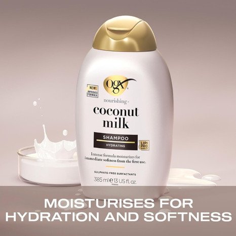 OGX Nourishing Coconut Milk Hydrating Shampoo    385ml