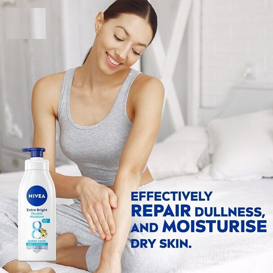Nivea Extra Bright Double Moisture Super Food Body Lotion - 550ml
