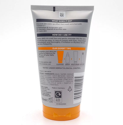 LOreal Hydra Energetic Wake Up Effect XL Face Wash 150ml
