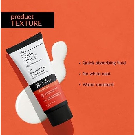 Deconstruct Brightening Sunscreen for Dry Skin with SPF 50+ | 50gm