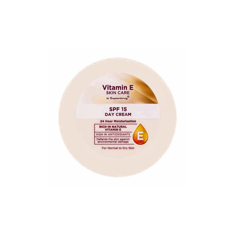Superdrug Vitamin E SPF15 Moisturising Day Cream 100ml