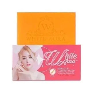 White Aura Miracle Carrot Soap  160g