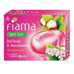 Fiama Gel Bar Patchouli and Macadamia for soft glowing skin, with skin conditioners, 125 g
