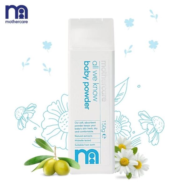 Mothercare All We Know Baby powder 125g