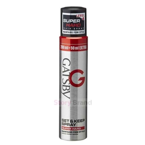 Gatsby Set and Keep Spray Maintains Firm Style (250ml)