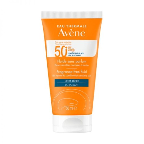 Avene Ultra Broad Spectre Fluid Fragrance Free SPF50+ (50ml) - Story Brand