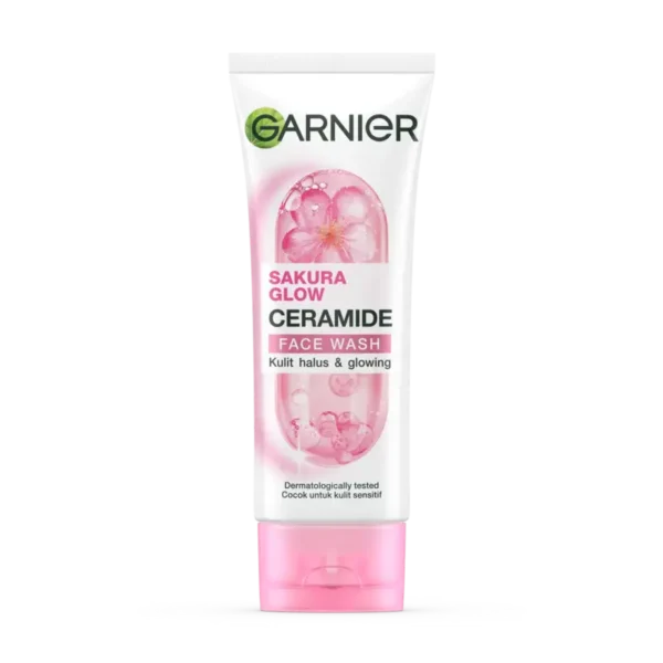 Garnier Sakura Glow Ceramide Face Wash 100ml