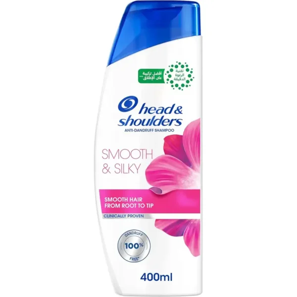 Head and Shoulders Smooth & Silky Anti Dandruff Shampoo 400ml