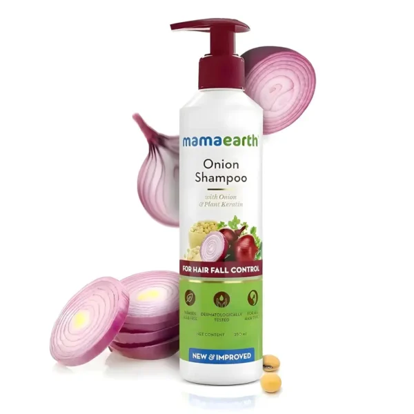 Mamaearth Onion with Plant Keratin Hair Fall Control Shampoo  250ml