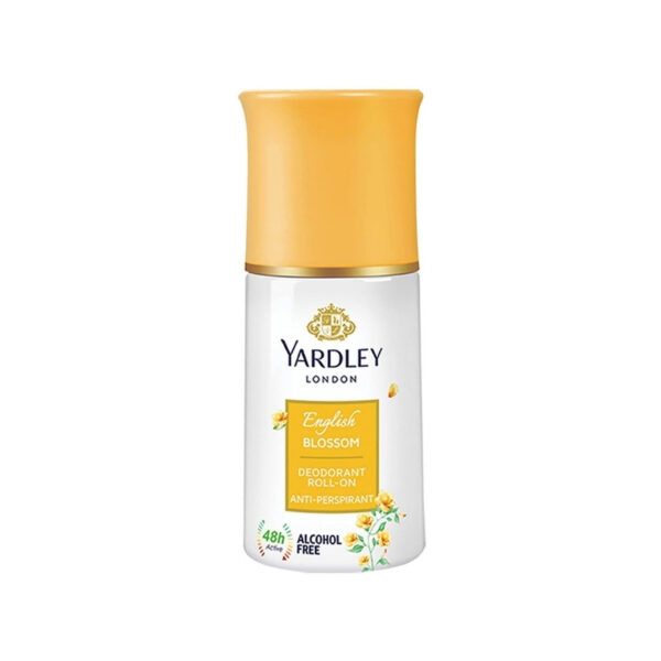 Yardley London English Blossom Anti Perspirant Deodorant Roll On   50ml