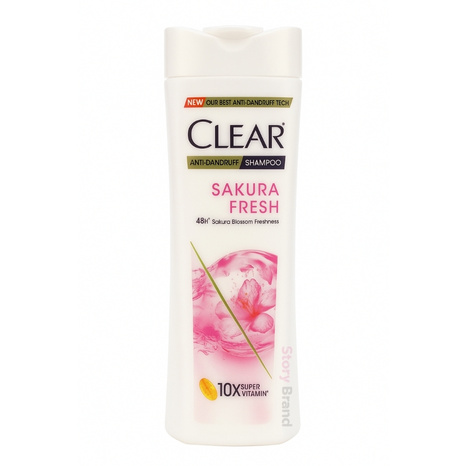 Clear Anti-Dandruff Scalp Care Shampoo Sakura Fresh (300ml)