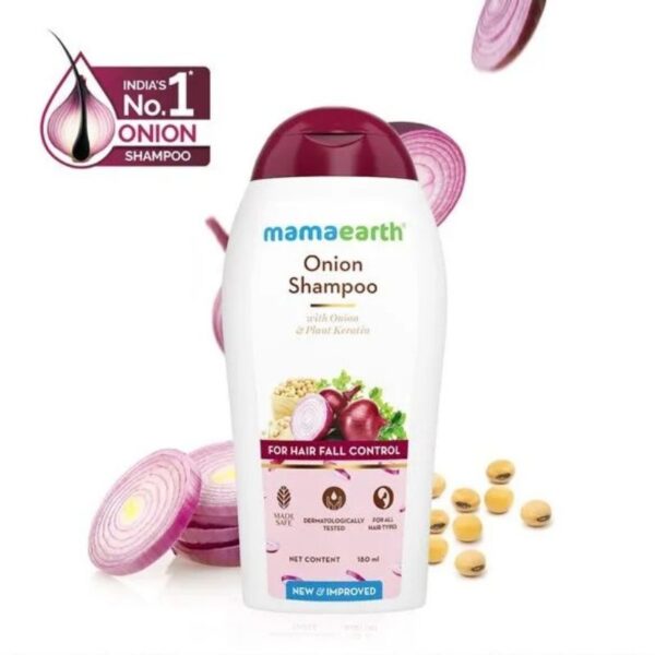 Mamaearth Onion Shampoo With Plant Keratin 200ml