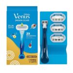 Gillette Venus Smooth Razor Combo Pack 1 Razor Handle 3 Refills