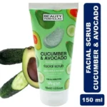 Beauty Formulas Facial Scrub Cucumber and Avocado  150ml