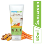 Mamaearth ultra light sunscreen SPF50 PA+++ (80ml)